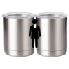 10 oz. Silver Stainless Steel Short Tumbler Thumbnail