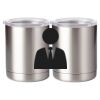 10 oz. Silver Stainless Steel Short Tumbler Thumbnail