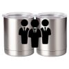 10 oz. Silver Stainless Steel Short Tumbler Thumbnail