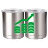 10 oz. Silver Stainless Steel Short Tumbler Thumbnail