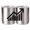 10 oz. Silver Stainless Steel Short Tumbler Thumbnail
