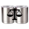 10 oz. Silver Stainless Steel Short Tumbler Thumbnail