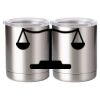 10 oz. Silver Stainless Steel Short Tumbler Thumbnail