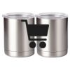 10 oz. Silver Stainless Steel Short Tumbler Thumbnail