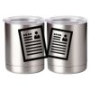 10 oz. Silver Stainless Steel Short Tumbler Thumbnail