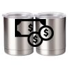 10 oz. Silver Stainless Steel Short Tumbler Thumbnail
