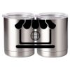10 oz. Silver Stainless Steel Short Tumbler Thumbnail