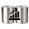 10 oz. Silver Stainless Steel Short Tumbler Thumbnail