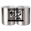 10 oz. Silver Stainless Steel Short Tumbler Thumbnail