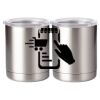 10 oz. Silver Stainless Steel Short Tumbler Thumbnail