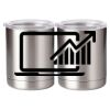 10 oz. Silver Stainless Steel Short Tumbler Thumbnail