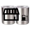 10 oz. Silver Stainless Steel Short Tumbler Thumbnail