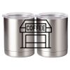 10 oz. Silver Stainless Steel Short Tumbler Thumbnail