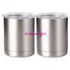 10 oz. Silver Stainless Steel Short Tumbler Thumbnail