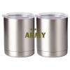 10 oz. Silver Stainless Steel Short Tumbler Thumbnail