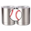 10 oz. Silver Stainless Steel Short Tumbler Thumbnail