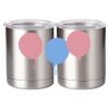10 oz. Silver Stainless Steel Short Tumbler Thumbnail