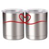 10 oz. Silver Stainless Steel Short Tumbler Thumbnail