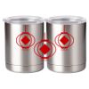 10 oz. Silver Stainless Steel Short Tumbler Thumbnail