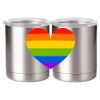 10 oz. Silver Stainless Steel Short Tumbler Thumbnail