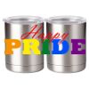 10 oz. Silver Stainless Steel Short Tumbler Thumbnail