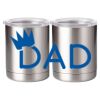 10 oz. Silver Stainless Steel Short Tumbler Thumbnail