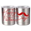 10 oz. Silver Stainless Steel Short Tumbler Thumbnail