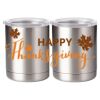 10 oz. Silver Stainless Steel Short Tumbler Thumbnail