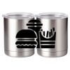 10 oz. Silver Stainless Steel Short Tumbler Thumbnail