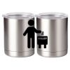10 oz. Silver Stainless Steel Short Tumbler Thumbnail