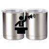 10 oz. Silver Stainless Steel Short Tumbler Thumbnail