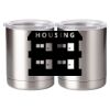 10 oz. Silver Stainless Steel Short Tumbler Thumbnail