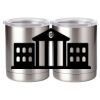 10 oz. Silver Stainless Steel Short Tumbler Thumbnail