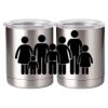 10 oz. Silver Stainless Steel Short Tumbler Thumbnail