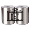 10 oz. Silver Stainless Steel Short Tumbler Thumbnail