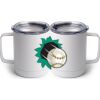 10 oz. White Stainless Steel Coffee Mug Thumbnail