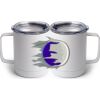 10 oz. White Stainless Steel Coffee Mug Thumbnail