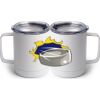 10 oz. White Stainless Steel Coffee Mug Thumbnail