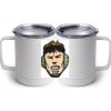 10 oz. White Stainless Steel Coffee Mug Thumbnail
