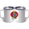 10 oz. White Stainless Steel Coffee Mug Thumbnail