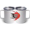 10 oz. White Stainless Steel Coffee Mug Thumbnail