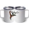 10 oz. White Stainless Steel Coffee Mug Thumbnail