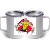 10 oz. White Stainless Steel Coffee Mug Thumbnail