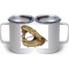 10 oz. White Stainless Steel Coffee Mug Thumbnail