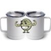 10 oz. White Stainless Steel Coffee Mug Thumbnail