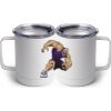 10 oz. White Stainless Steel Coffee Mug Thumbnail