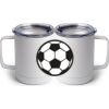 10 oz. White Stainless Steel Coffee Mug Thumbnail