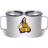 10 oz. White Stainless Steel Coffee Mug Thumbnail