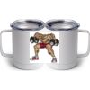 10 oz. White Stainless Steel Coffee Mug Thumbnail