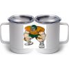 10 oz. White Stainless Steel Coffee Mug Thumbnail